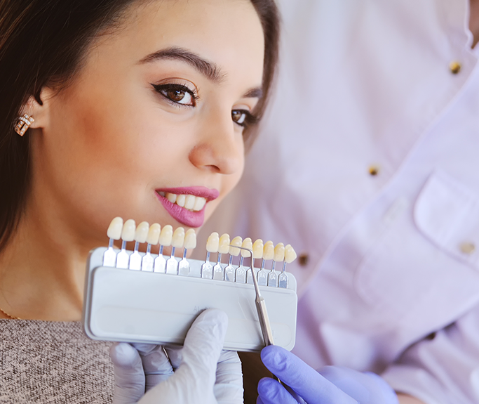 What is the procedure for composite veneers?